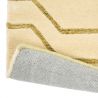 Tapis de salon laine et viscose Arris creme et or Wedgwood decoration
