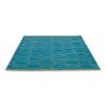 Tapis de salon laine et viscose Arris bleu et or Wedgwood prestige