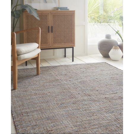 Tapis tissé main en PET Recyclé Gabrielle Kingfisher Tapis tissé main en PET Recyclé Gabrielle Kingfisher