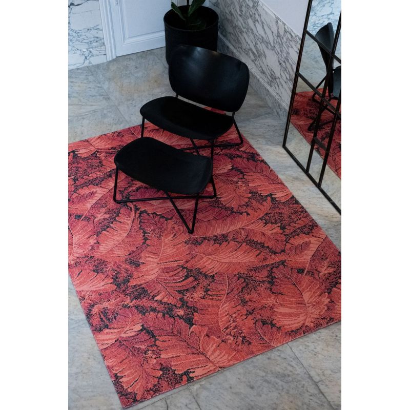 Tapis de Salon tissé plat Manaus Ruby my Dear Rouge decoration