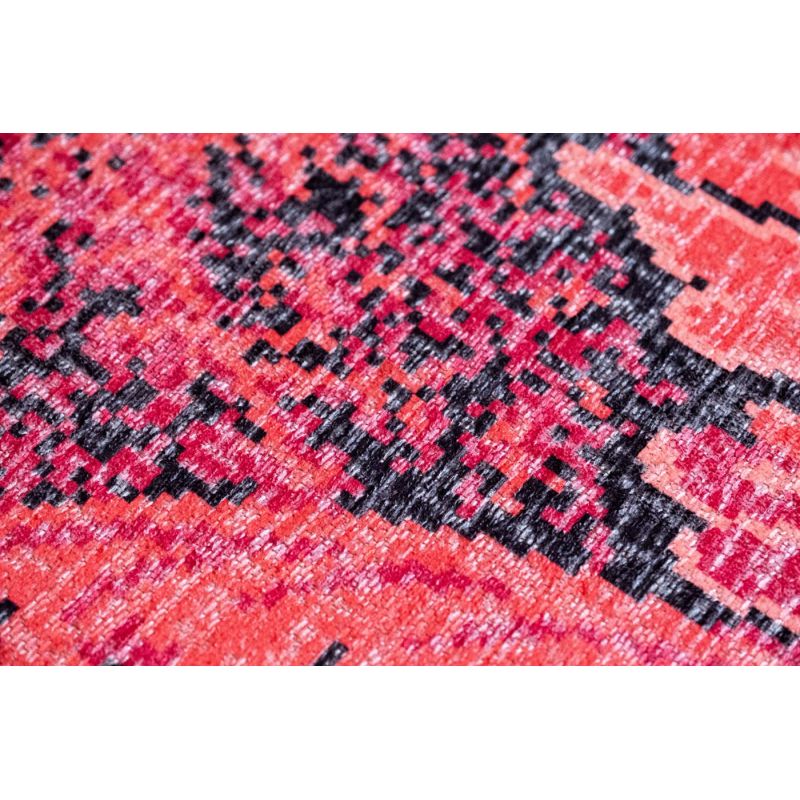 Tapis de Salon tissé plat Manaus Ruby my Dear Rouge zoom