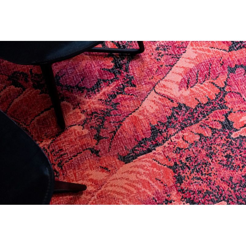 Tapis de Salon tissé plat Manaus Ruby my Dear Rouge tendance