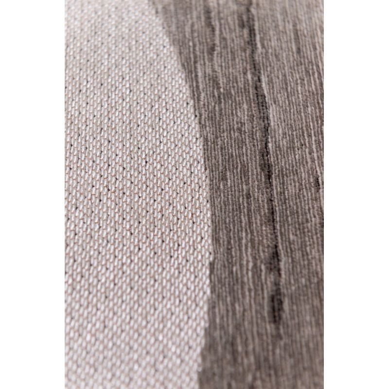 Tapis tissé plat haut de gamme Bauhaus Ivory Blanc