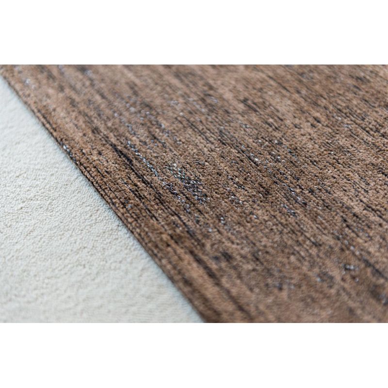 Tapis tissé plat haut de gamme Bauhaus Leather Brun bureau