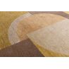 Tapis tissé plat haut de gamme Bauhaus Honey Gold Or tendance