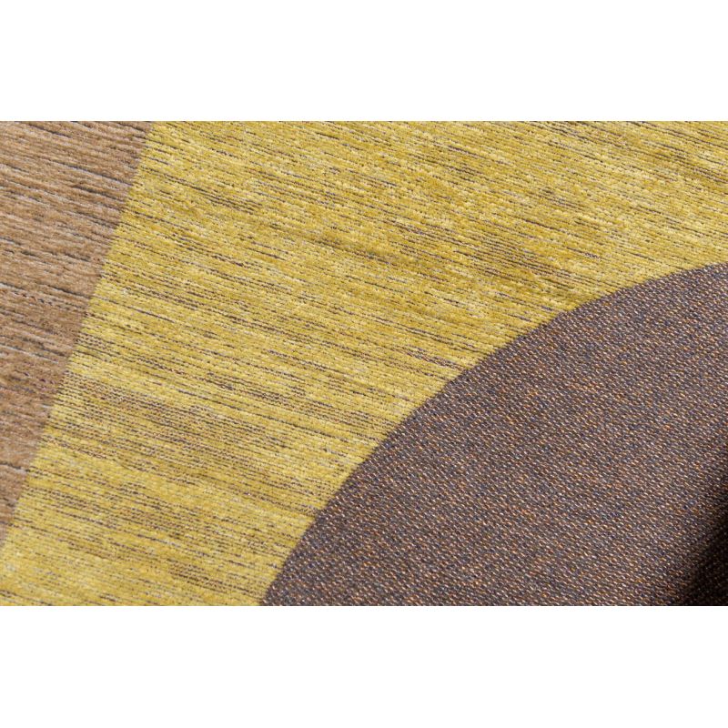 Tapis tissé plat haut de gamme Bauhaus Honey Gold Or