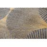 Tapis moderne tissé plat Kimono Rinzu Gold détail