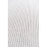 Tapis graphique tissé plat Nihon White