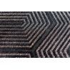 Tapis moderne tissé plat Labyrinth Penti Black
