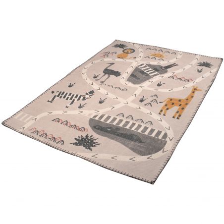 Tapis chambre enfant 100% coton Little Savannah Tapis chambre enfant 100% coton Little Savannah
