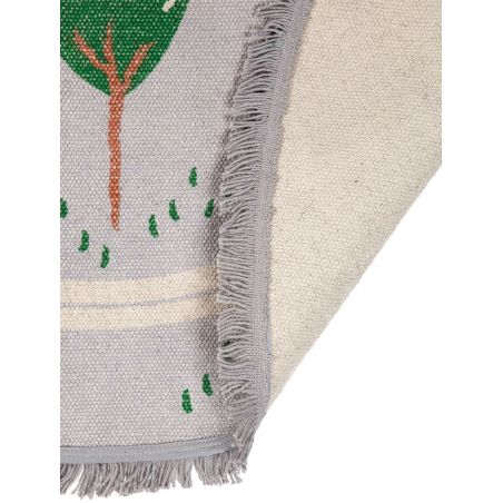 Tapis rond chambre enfant 100% coton Little Garden Tapis rond chambre enfant 100% coton Little Garden