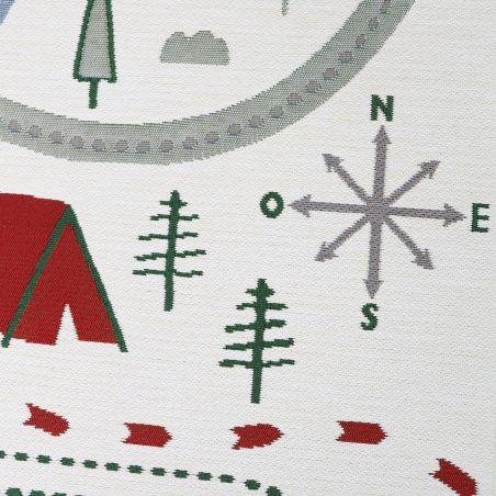 Tapis enfant 100% coton Little Camper multicolore Tapis enfant 100% coton Little Camper multicolore