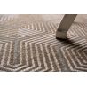 Tapis moderne tissé plat Labyrinth Roman Beige meuble