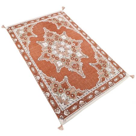 Tapis de style bohème Lalitha en coton Tapis de style bohème Lalitha en coton