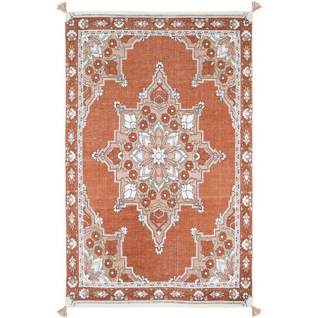 Tapis de style bohème Lalitha en coton