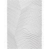 Tapis design tissé plat San Andreas White Black décoration