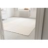 Tapis design tissé plat San Andreas White Gold salon