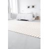 Tapis design tissé plat San Andreas White Gold