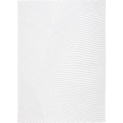 Tapis design tissé plat San Andreas White Grey décoration