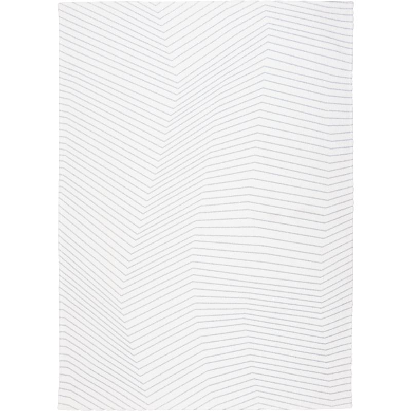 Tapis design tissé plat San Andreas White Grey décoration