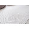 Tapis design tissé plat San Andreas White Grey