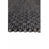 Tapis Design tissé main laine et viscose Rhythm Gris