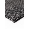 Tapis Design tissé main laine et viscose Rhythm Gris