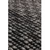 Tapis Design tissé main laine et viscose Rhythm Gris