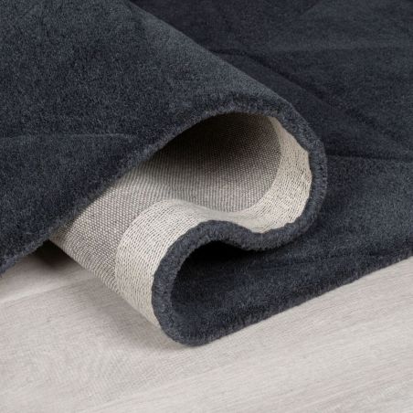 Tapis de salon moderne géométrique moderno Eclat gris ardoise Tapis de salon moderne géométrique moderno Eclat gris ardoise