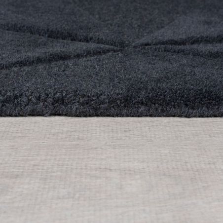 Tapis de salon moderne géométrique moderno Eclat gris ardoise Tapis de salon moderne géométrique moderno Eclat gris ardoise