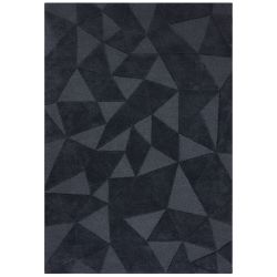 Tapis de salon moderne géométrique moderno Eclat gris ardoise