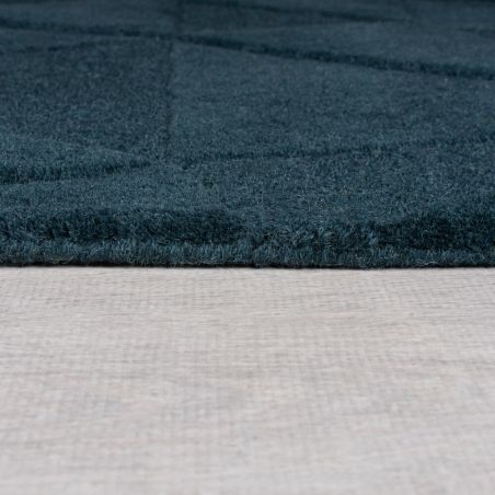 Tapis de salon moderne géométrique moderno Eclat bleu marine Tapis de salon moderne géométrique moderno Eclat bleu marine