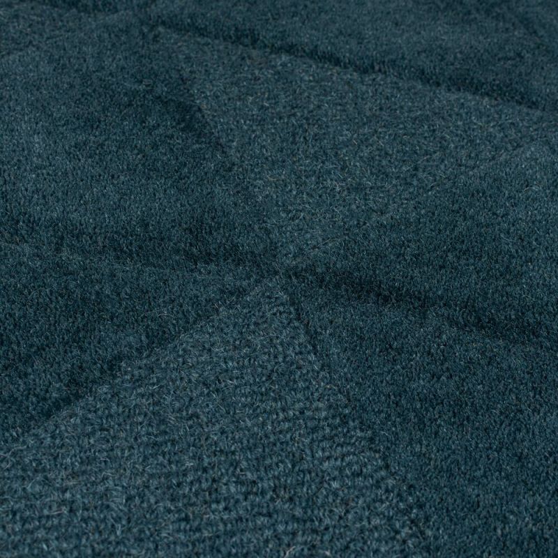 Tapis de salon moderne géométrique moderno Eclat bleu marine