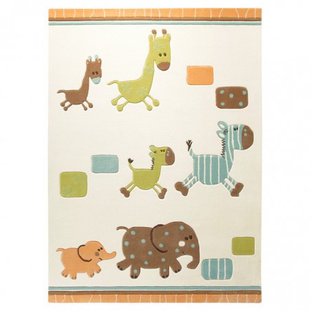 Tapis Enfant Lucky zoo Beige par Esprit Home