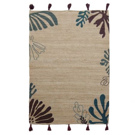 Tapis Jute Mateho Chocolat