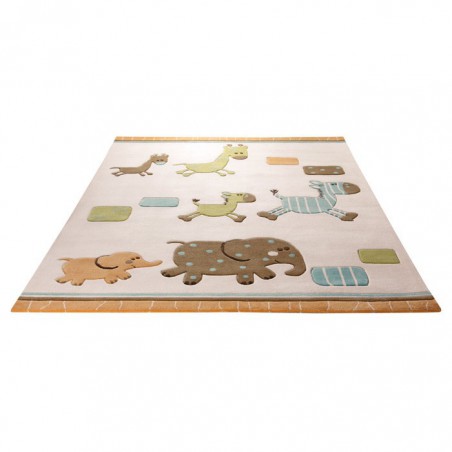 Tapis Enfant Lucky zoo Beige par Esprit Home Tapis Enfant Lucky zoo Beige par Esprit Home