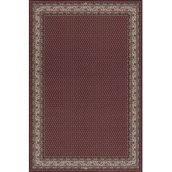 Tapis haut de gamme en pure laine Diamond Rouge vin