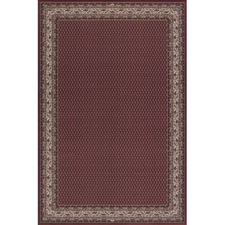 Tapis haut de gamme en pure laine Diamond Rouge vin