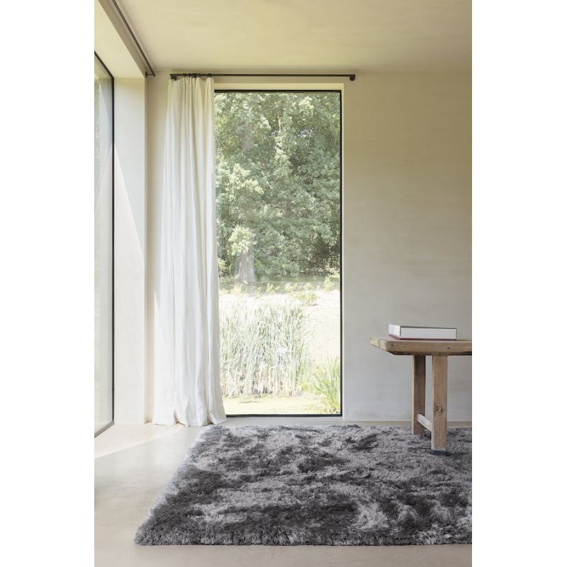 Tapis de salon Haut de Gamme Adore shaggy Anthracite