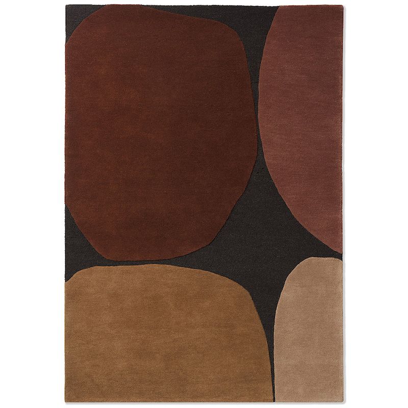 Tapis design haut de gamme pure laine Plateau Terra