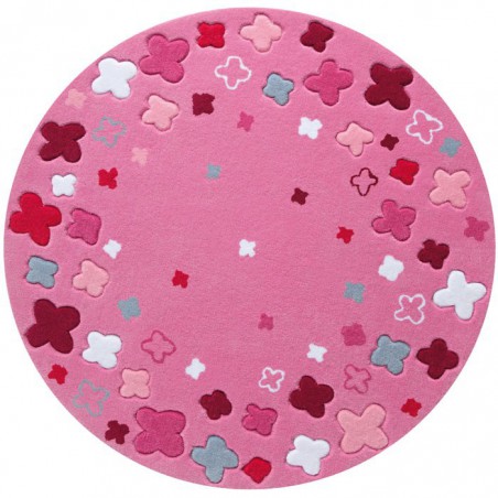 Tapis Rond pour Enfant Bloom Field Rose par Esprit Home Tapis Rond pour Enfant Bloom Field Rose par Esprit Home