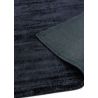 Tapis de salon haut de gamme en viscose tissé main Elizabeth Bleu Nuit
