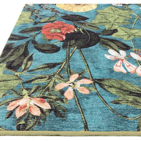 Tapis de salon fleuri Passiflore Kingfisher Tapis de salon fleuri Passiflore Kingfisher