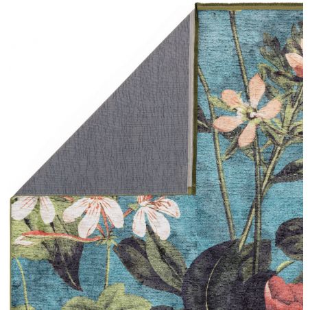 Tapis de salon fleuri Passiflore Kingfisher Tapis de salon fleuri Passiflore Kingfisher