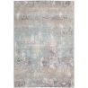 Tapis en laine et coton motif fondu écru, beige, gris et bleu ciel Lomé