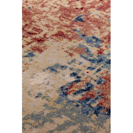 Tapis de salon 100% laine motif fondu multicolore Oran - Tapis Chic