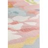 Tapis de salon bouquet Abeba coloris multicolore pastel salon