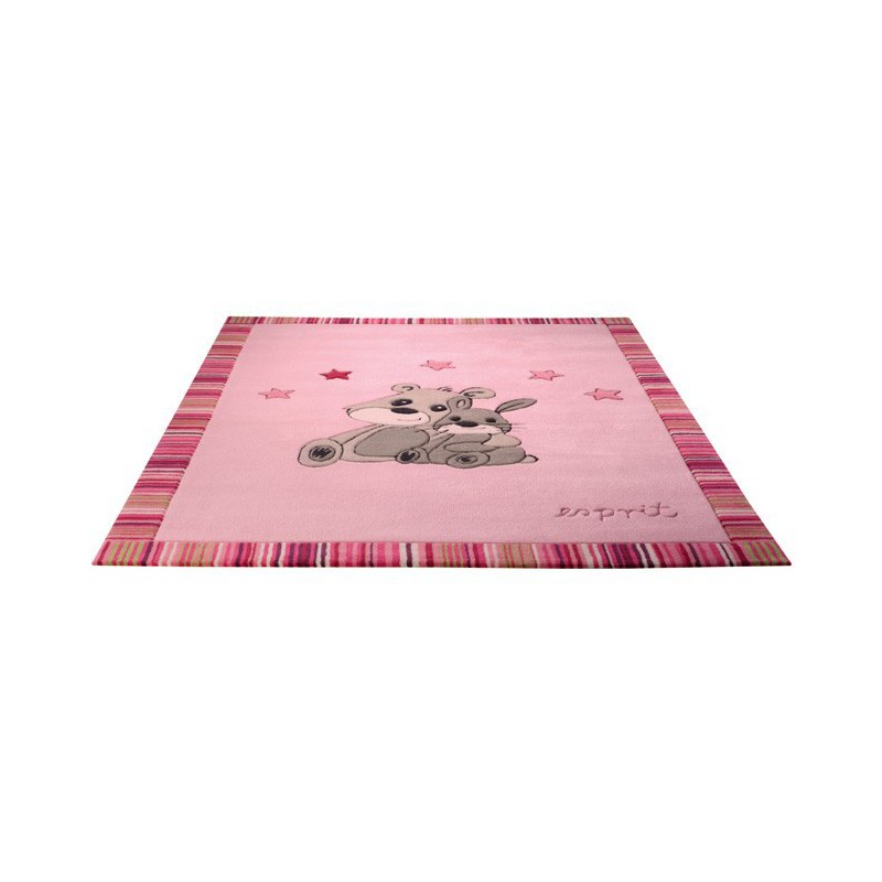 Tapis Enfant Little Best Friends Rose par Esprit Home
