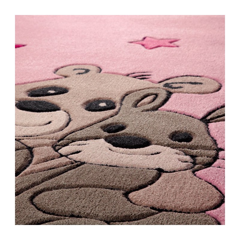 Tapis Enfant Little Best Friends Rose par Esprit Home