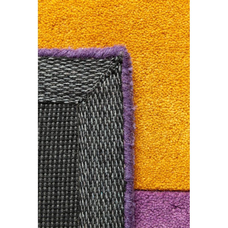 Tapis de salon Haut de Gamme en laine Patch Multicolore